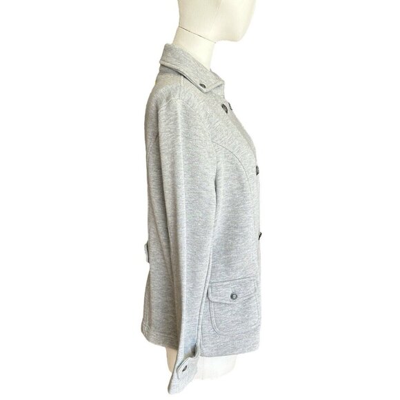 Vintage Talbots Petites Collared Button Up Long Sleeve Jacket Pockets Sz PM - Picture 5 of 13